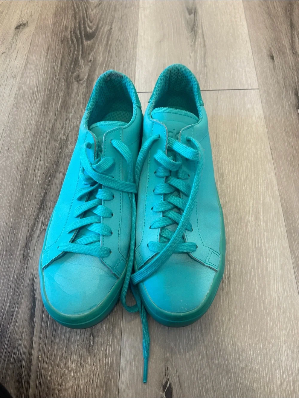 adidas Turquoise Low-Top Athletic Sneakers
